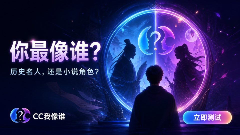 CC我像谁宣传图一